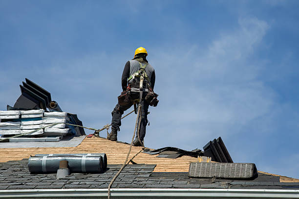 Professional Roof Replacement technician working in Blue Rapids, KS